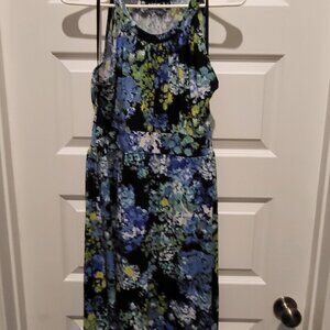 Apt 9 mid thigh sleeveless fit and flare floral dress